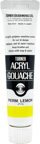 Vista 8 de Turner Colour Works Acryl Gouache Artist - Pintura acrílica - Tubo individual de 0.7 fl oz - Cobre japonés (Metallic)