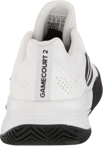 Vista 3 de adidas Gamecourt 2 - Tenis para hombre, Cloud White-team Navy Blue