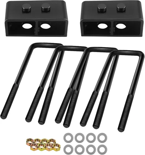 Vista 11 de SCITOO Kit de elevación de nivelación trasera de 1 pulgada para Ford 2008-2020 Espaciador de puntal de elevación de 1 pulgada compatible con bloques