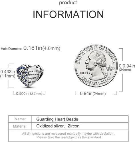 Vista 4 de NARMO Dijes de plata de ley 925 con diseño de mariposa para pulseras