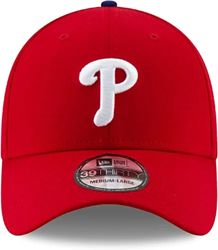 Vista 2 de Gorra de ajuste elástico New Era MLB Game Team Classic 39THIRTY., Rojo, L/XL