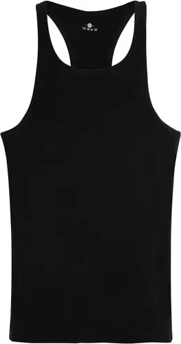 Vista 2 de YIVISE Camiseta sin mangas de entrenamiento de secado rápido para hombre, para gimnasio, musculosidad, fitness, fisicoculturismo, camiseta sin