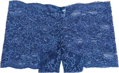 Vista 6 de Paquete de 3 bragas cortas de encaje para mujer regular y de talla grande