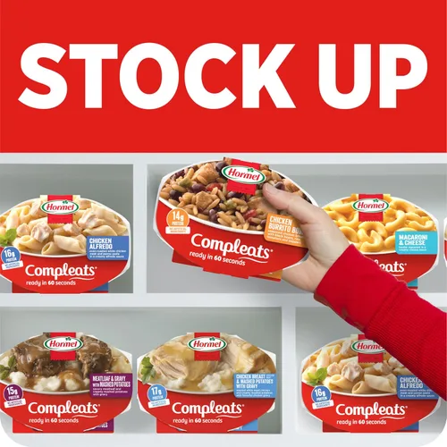 Vista 5 de HORMEL COMPLEATS Chicken Alfredo, bandeja para microondas, 10 onzas (paquete de 6)