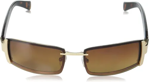 Vista 2 de Southpole Men's Sleek Metal UV Protective Rectangular Sunglasses