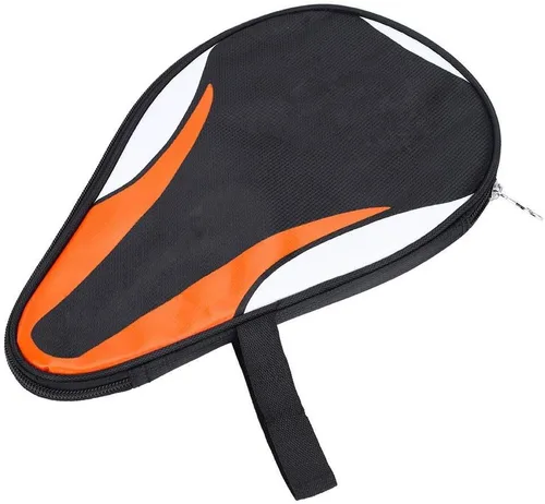 Vista 9 de Bolsa de paleta de tenis de mesa Oxford Bat Case Cubierta de raqueta de tenis de mesa (naranja), Naranja, Talla única