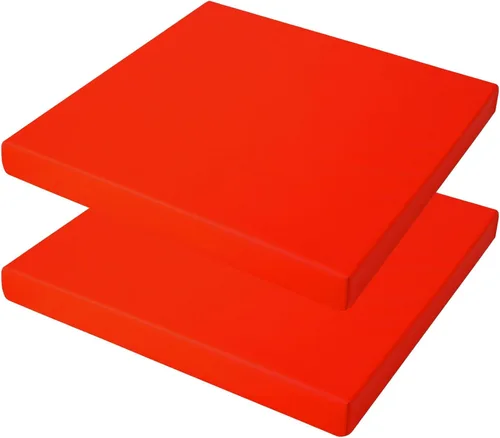 Vista 16 de Juego de 2 cojines antideslizantes para sillas de exterior, gris