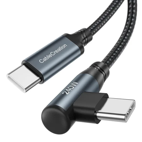 Vista 9 de CableCreation Cable de carga rápida USB C a C 1 metro 60W - Paquete de 3 cables trenzados USB C tipo C para cargar iPhone 16/15 Pro Max Plus, iPad
