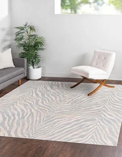 Vista 8 de Unique Loom Finsbury Collection - Alfombra de área Meghan (2 x 3 pies, rectangular, beige marfil)