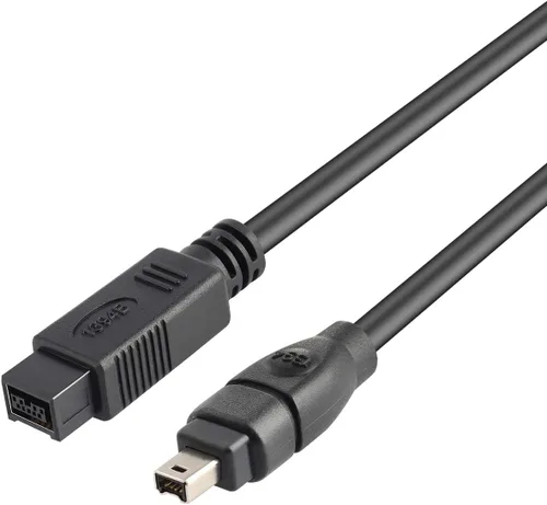 Vista 8 de FireWire Cable de 4 pines a 4 pines iLink DV Cable Firewire 400 IEEE 1394 Cable para portátil a videocámara de 6 pies