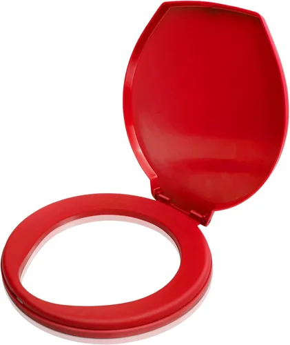 Vista 7 de Asiento de inodoro portátil para cubo de 5 galones de emergencia al aire libre, camping, a presión, funda de inodoro para adultos y niños