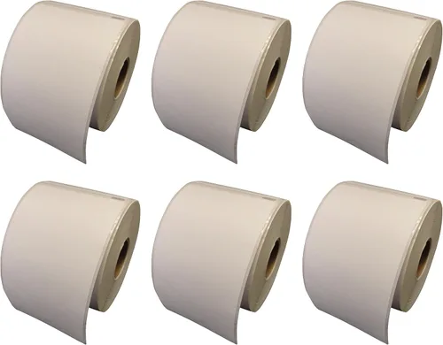Vista 3 de PAR70 (1 rollo) 30256 compatible con etiquetas blancas Dymo 30256. 2-5/16" x 4".