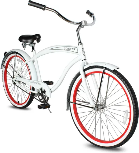 Vista 11 de MICARGI Frenos retro de 26" para bicicleta de playa Cruiser para mujer