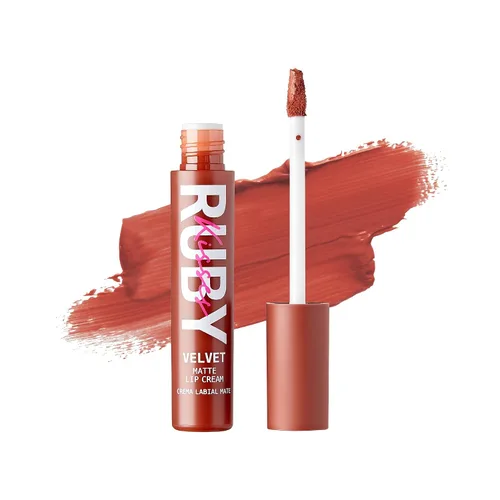 Vista 21 de Ruby Kisses Tinte de vinilo labial – Lápiz labial líquido de alto pigmento, a prueba de transferencia, a prueba de manchas, brillo satinado suave