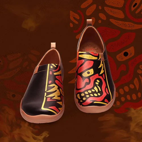 Vista 2 de UIN Zapatos de viaje para caminar para hombre, mocasines casuales de microfibra, ligeros, cómodos, a la moda