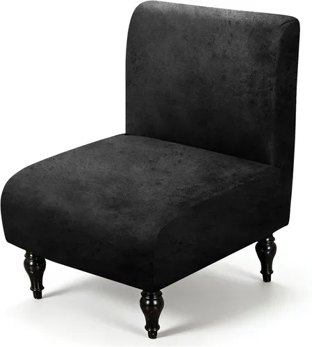 Vista 12 de ANARACHON Funda para silla decorativa sin brazos, extraíble, lavable, antideslizante, protector de muebles para el hogar, hotel, sala de estar