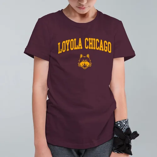 Vista 366 de NCAA Arch Logo, camiseta juvenil color del equipo, universidad - universidad