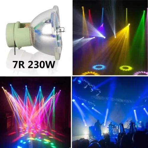 Vista 2 de 7r haz 230w bombilla 7r 230w haz 7r 230 movimientos cabeza luz móvil haz lámpara reemplazo bulbo desnudo