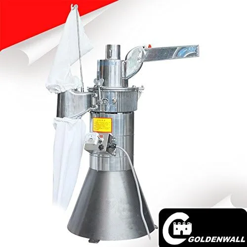 Vista 3 de CGOLDENWALL Molinillo de martillo continuo automático de alimentación molinillo de hierbas molino de hierbas Pulverizador iOS aprobado 77.2 lbs/h