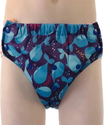 Vista 6 de Pañal híbrido de tela Pantalones de entrenamiento reutilizables o pañales de natación reutilizables recién nacido hasta 10 años