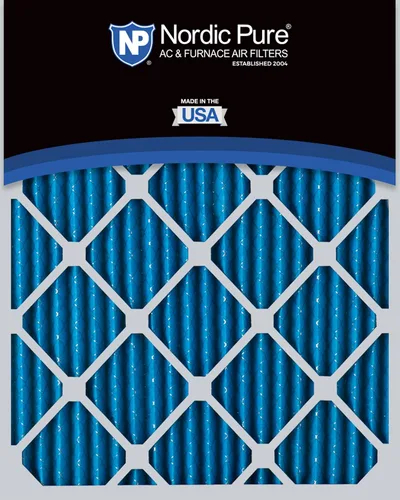 Vista 5 de Nordic Pure 20 x 22 x 1 (tamaño real: 19 1/2 x 21 7/16 x 3/4) filtros plisados MERV 7 para horno de aire acondicionado, paquete de 2