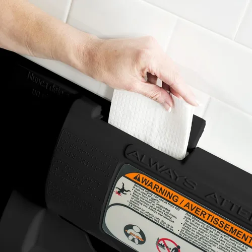 Vista 8 de Foundations Cambiador de bebé horizontal clásico con placa trasera de montaje EZ, montado en la pared, correa de seguridad ajustable con una sola