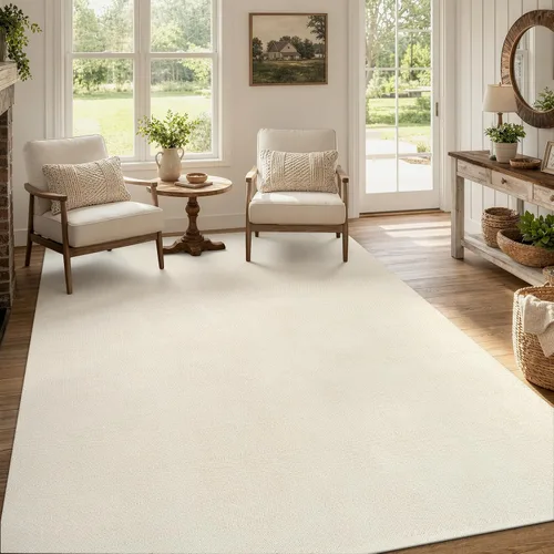 Vista 58 de Collive Alfombra de Baño Negra, 2' x 3' Tejida a Mano Lavable Alfombras Pequeñas de Cocina, Alfombra de Entrada Reversible de Algodón Alfombra