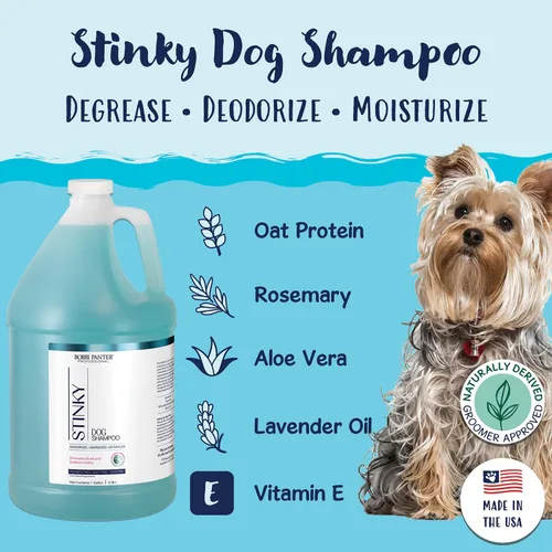 Vista 3 de Bobbi Panter Moisture & Shine - Champú para perros con aceite de argán, manzanilla y menta, fórmula natural nutritiva profunda para un pelaje suave