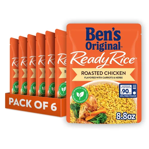Vista 19 de BEN'S ORIGINAL Arroz Basmati Listo, Guarnición Fácil, Bolsa de 8.5 oz (Paquete de 6)
