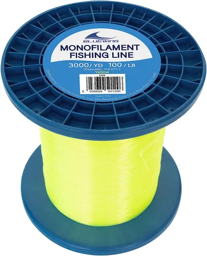 Vista 21 de BLUEWING Sedal de pesca monofilamento 6,8,10,12,15,20,25,30,40,50,60,80,100,130,250,300,400 libras, 50,100,500,1000,3000 yardas, hilo de pescar mono