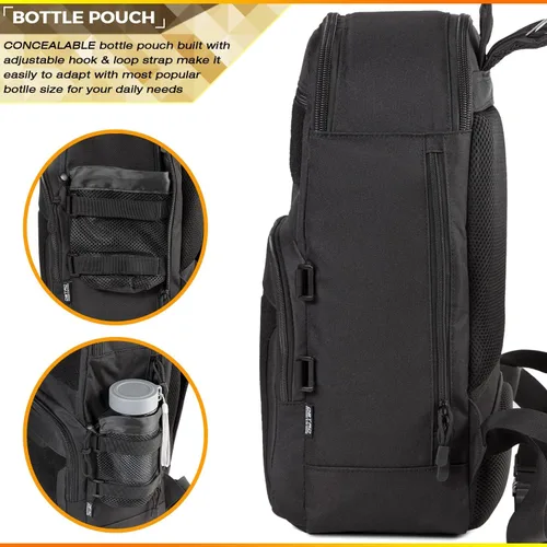 Vista 6 de DBTAC Mochila táctica para el almuerzo, enfriador de almuerzo grande para hombres, mujeres y adultos, mochila enfriadora aislada a prueba de fugas