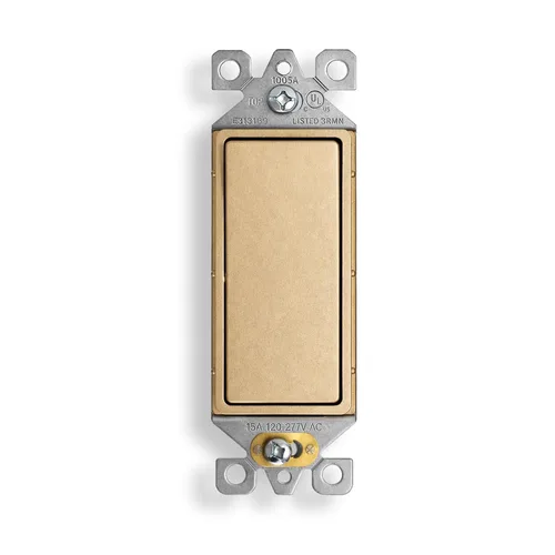 Vista 35 de Elegrp Interruptor de luz, 3 vías, 15 amperios, 120-277 voltios, reemplazo de pared de paleta basculante, corriente alterna, autopuesta a tierra