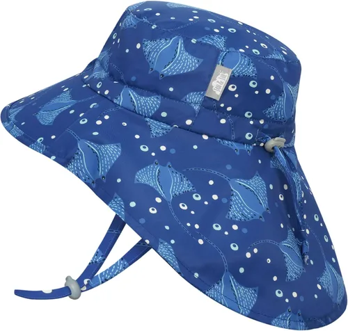Vista 7 de JAN & JUL Sombreros de sol de secado rápido UPF 50+ para niños