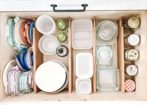 Vista 14 de Lipper International. Set de 2 divisores profundos de bambú para cajón de cocina., otro, Marrón, 2