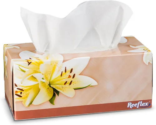Vista 9 de Reeflex Pañuelos faciales, tejido facial suave de 2 capas, 3 cajas, 230 hojas por caja (690 hojas en total), cajas de pañuelos suaves y duraderas a