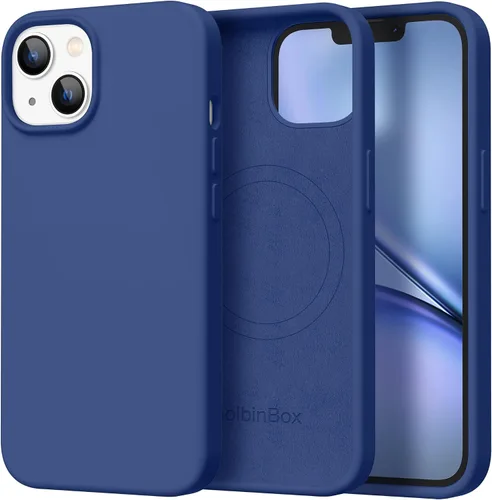 Vista 177 de GolbinBox Funda magnética para iPhone 17, compatible con MagSafe, cubierta de silicona integrada para control de cámara, funda de silicona líquida a