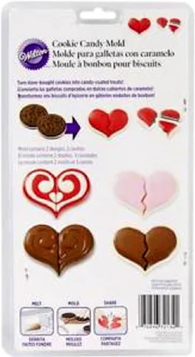 Vista 3 de Wilton Molde de piruleta de doble corazón