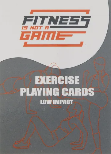 Vista 3 de Naipes de ejercicio de bajo impacto Baraja de 52 cartas Peso corporal Todos los niveles de fitness Entrenamiento de fuerza y cardio