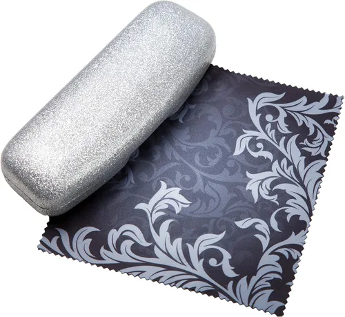 Vista 16 de La original e impresionante caja de gafas de concha dura, para mujer, de Spunky Soul Recubierto por un suave brillo Paño de limpieza