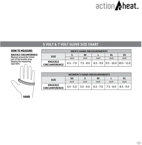 Vista 6 de ActionHeat Guantes calefactables prémium de 5V para hombre