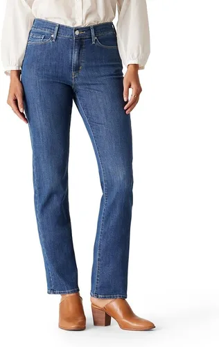 Vista 13 de Levi Strauss Signature Gold - Jeans rectos modernos para mujer (disponible en tallas extragrandes)