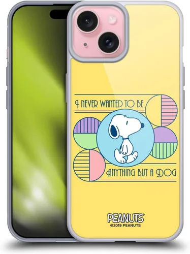 Vista 103 de Head Case Designs Snoopy Deco Dreams - Funda de gel suave con licencia oficial de Peanuts Blue Pattern compatible con Apple iPhone 7 Plus/iPhone 8