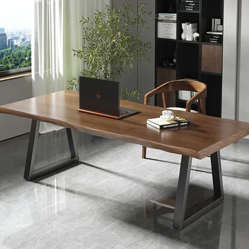 Vista 9 de WOPPLXY 2 patas de mesa de metal de 6 pulgadas, patas negras para muebles, patas de mesa trapezoidales, patas de banco de metal para armarios de TV