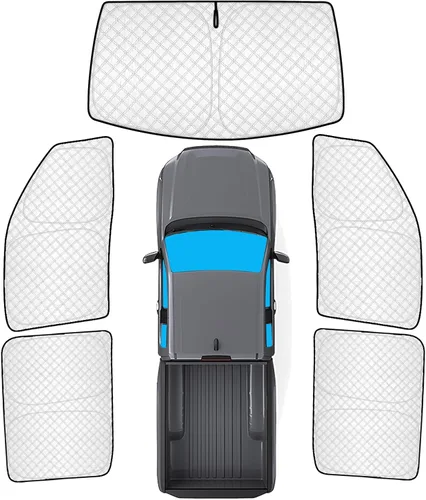 Vista 110 de KMF 6 piezas de parasoles gruesos para Mazda 3 Hatchback (No Sedán) 2014-2018 Accesorios, parasoles completos para parabrisas y ventanas de coche