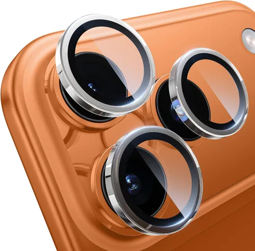 Vista 21 de WSKEN Protector de lente de cámara para iPhone 16 Pro/iPhone 16 Pro Max - [Modelo de disparo original] Protector de pantalla de cámara de vidrio