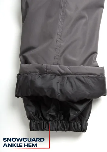 Vista 6 de Reebok Pantalones de nieve para niños Pantalones de snowboard pesados impermeables con bolsillos tipo cargo, polainas de nieve Pantalones de esquí