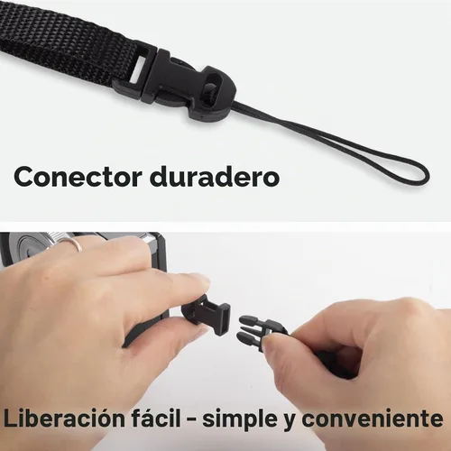 Vista 3 de VOVMOEYA - Correa de cuello para cámara de liberación rápida, correa de Marrón