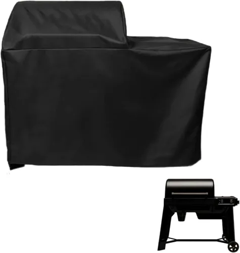 Vista 24 de Cubierta de horno de pizza de 22 pulgadas para parrilla de exterior Ninja OO100 Serie Woodfire 8 en 1 18.5 x 22 x 14.5, tela Oxford resistente al