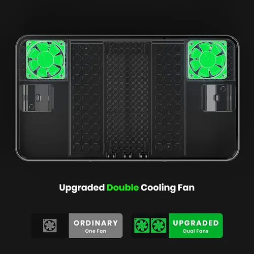 Vista 7 de Charging Stand with Cooling Fan, CODOGOY Vertical Stand Compatible with Xbox Series XS Console&Controller, Dual Controller Charger Station Dock with