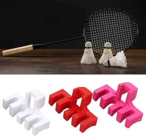 Vista 6 de plplaaoo Esparcidor de carga de raqueta de bádminton, esparcidor de carga de raqueta de bádminton, 5 unidades, adaptador de esparcidor de carga